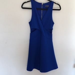 Fit and Flare Cobalt Blue Dress
